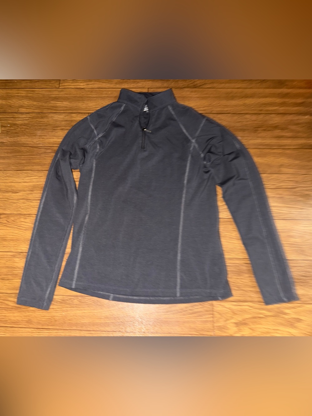 Dover Saddlery Girls Riding Sport™ Airflow Quarter-Zip Solid Long Sleeve Shirt